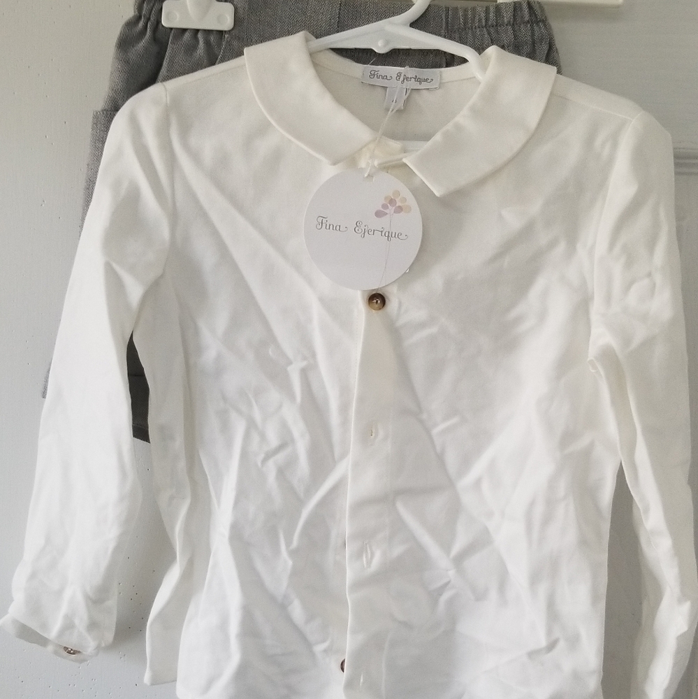 Fina Ejerique Boys' Shirt and Shorts Set